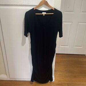 A Glow Maternity little black dress